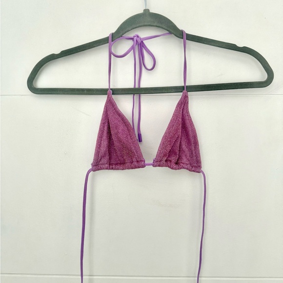 TRIANGL Swimware Pink Bikini Set – VINCA CHEE SPARKLE Top (S) + Bottom (M) - Picture 4 of 7